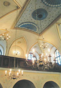 Synagoga Březnice - strop