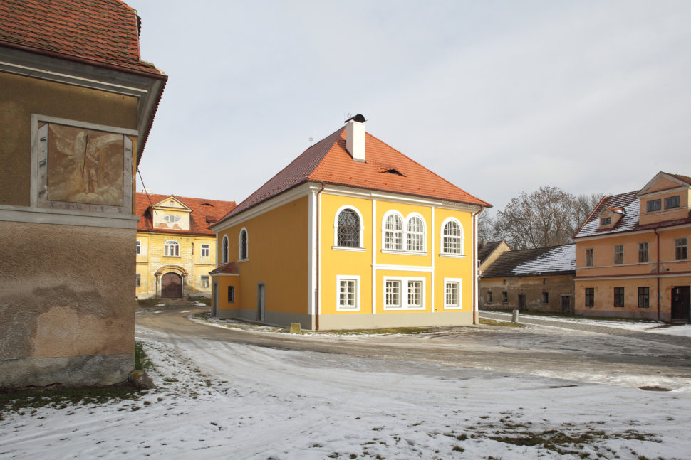 Synagoga Březnice - v zimě